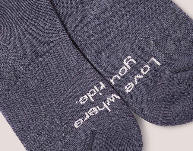 QUOC All Road Sock - Charcoal