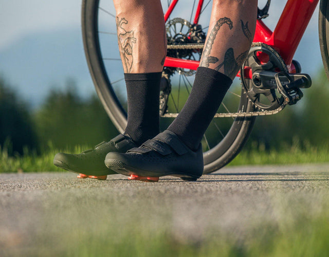 QUOC Performance Road Sock - Black