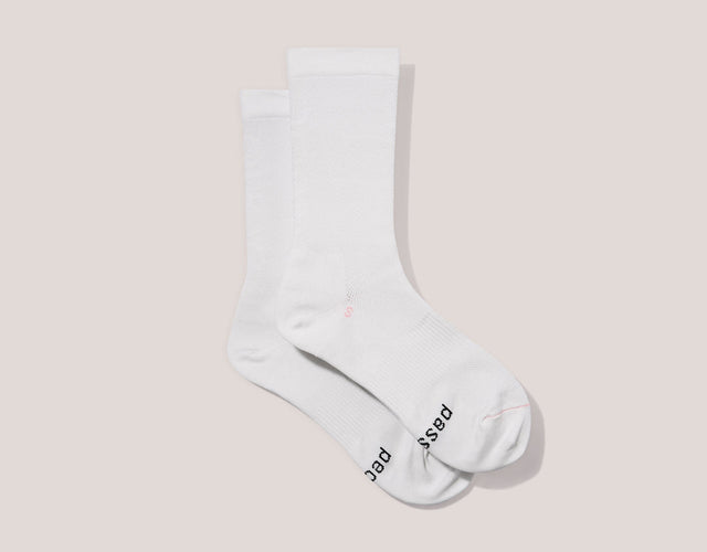 QUOC Performance Road Sock - White