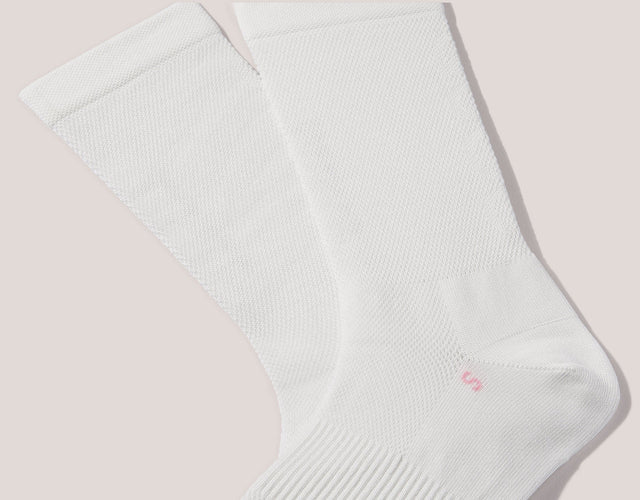 QUOC Performance Road Sock - White