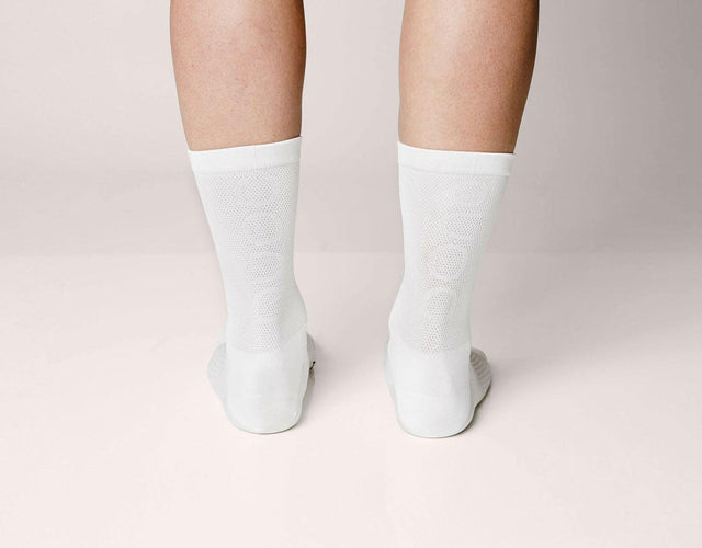 QUOC Performance Road Sock - White