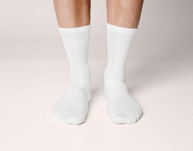 QUOC Performance Road Sock - White