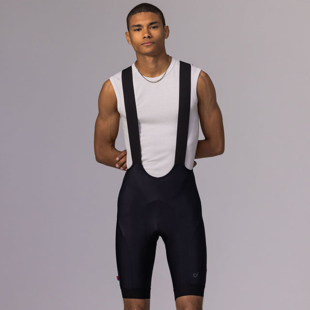 Velocio Men's Thermal Bib Short in Black
