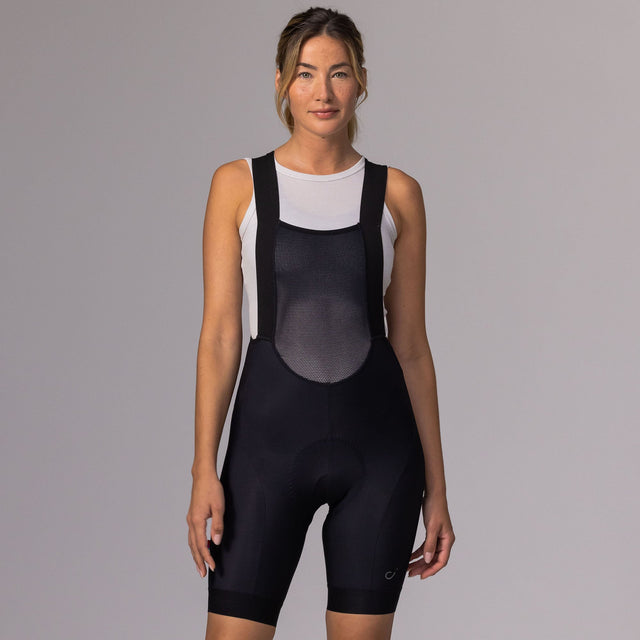 Velocio Women's Thermal Bib Short in Black