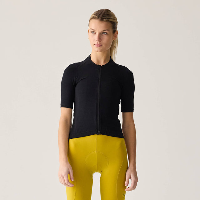 Velocio Women's LUXE Merino Jersey in Black