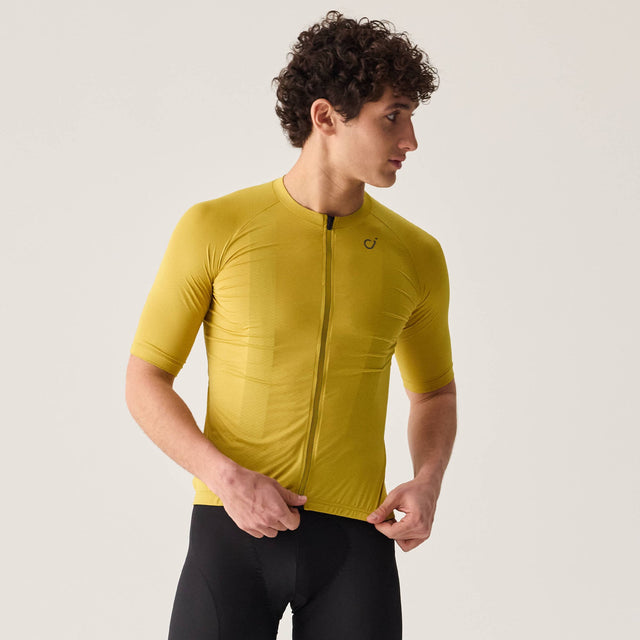 Velocio Men's ONE Jersey in Sulphur