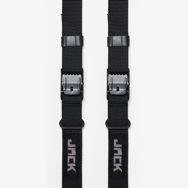 Wholegrain Cycles JACKstraps Stiff (Pair) - Black