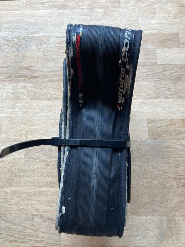 Used Vittoria Corsa Road Tyres (Pair) - 700 x 28c