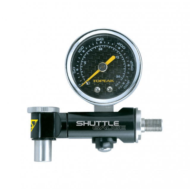 Topeak Shuttle Gauge Dial Pressure Gauge with Bag
