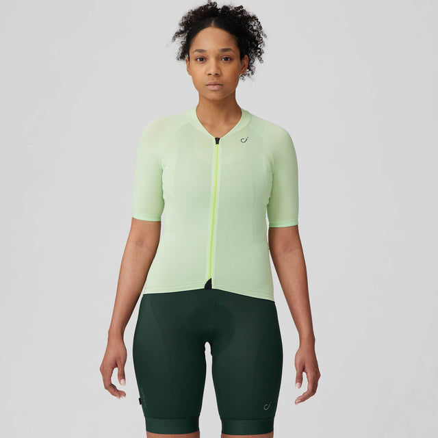 Velocio Women's Signature Jersey in Cool Matcha