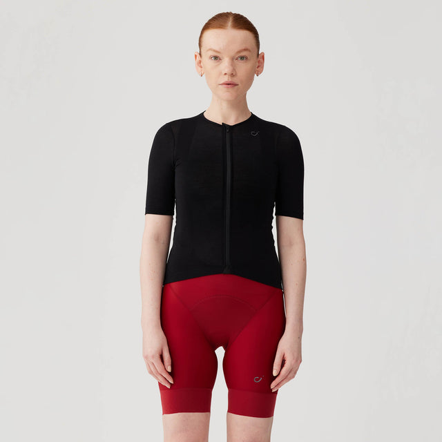 Velocio Women's CONCEPT Merino Jersey in Black