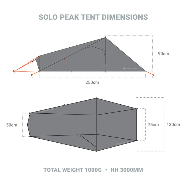 Lifesystems Solo Peak 1-Person Tent