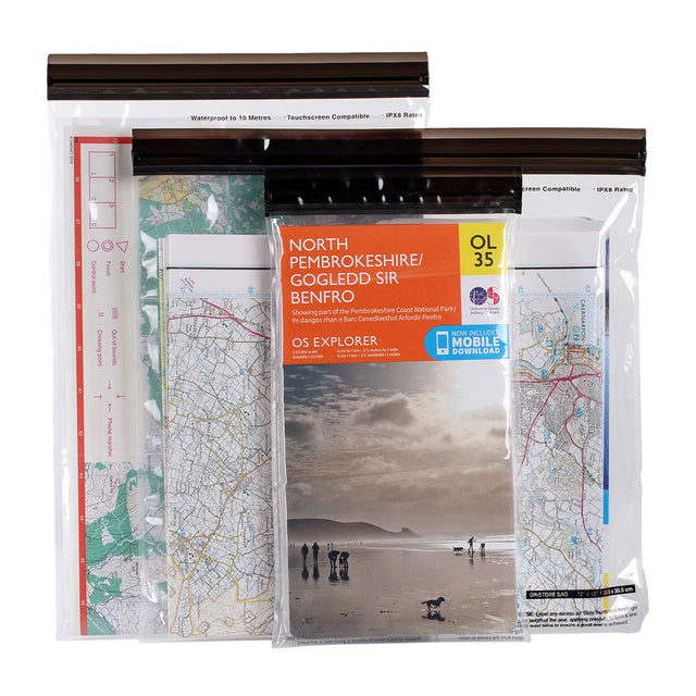 Lifeventure LocTop Waterproof Map Bags (3 Pack)