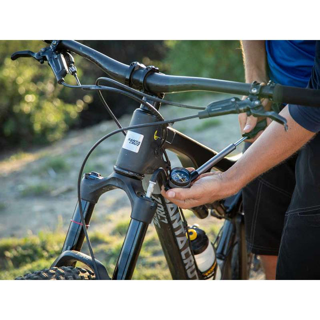 Topeak Pocket Shock DXG Shock Pump with Dial Gauge