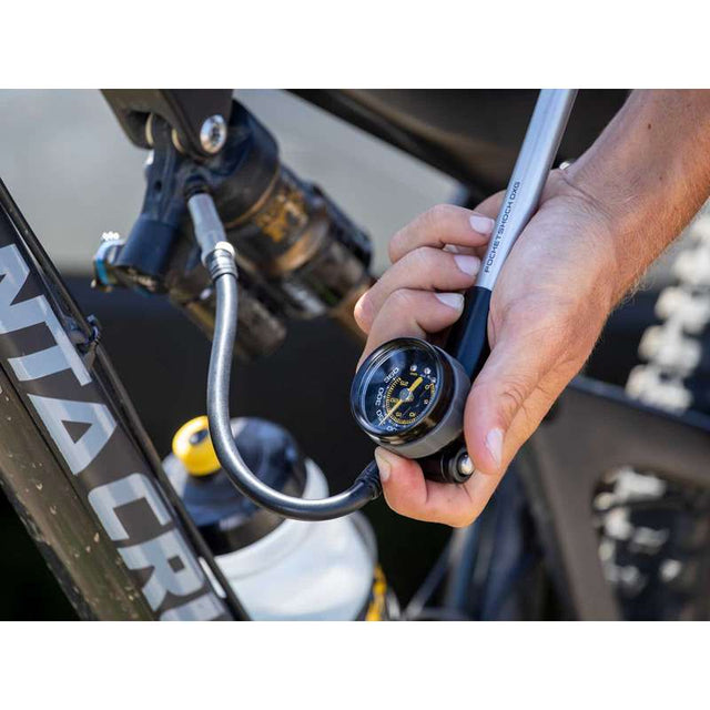 Topeak Pocket Shock DXG Shock Pump with Dial Gauge