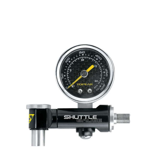 Topeak Shuttle Gauge Dial Pressure Gauge with Bag