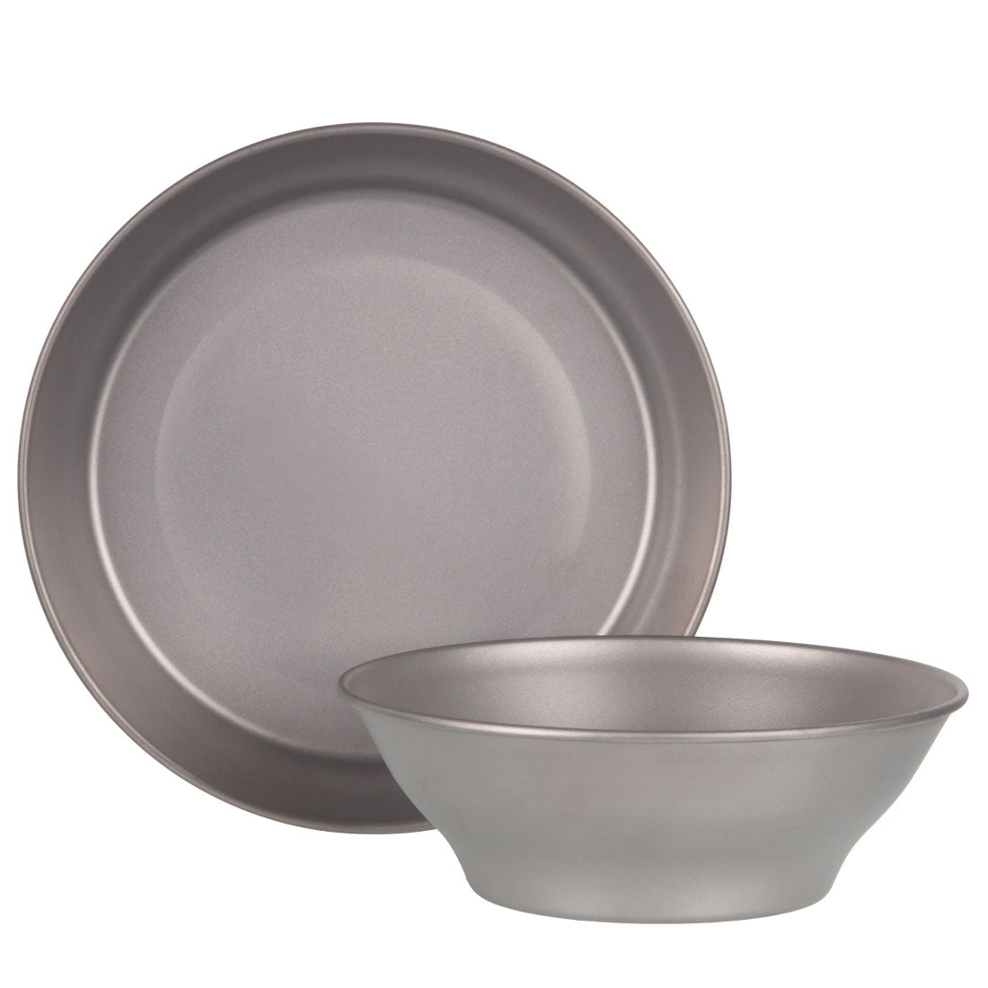 Lifeventure Titanium Camping Plate and Bowl Set