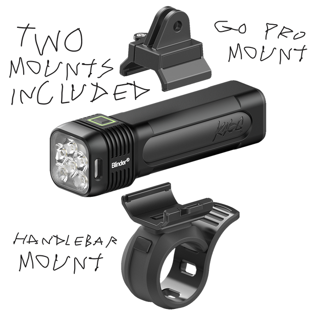 Knog Blinder Pro 1400 and Blinder R-150 Light Set