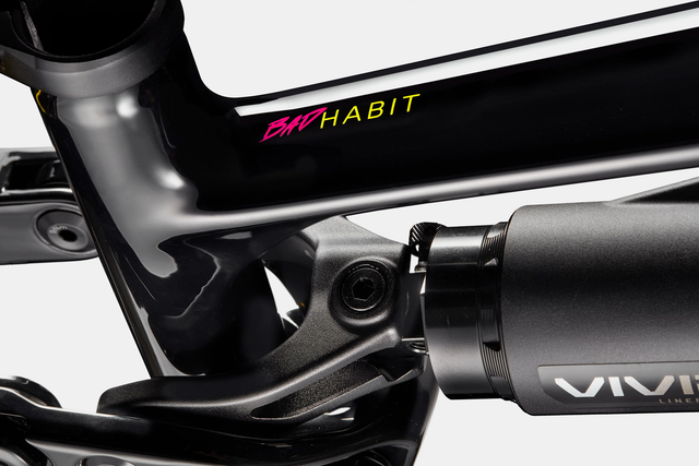 Cannondale Bad Habit Frameset Black with WOW colors