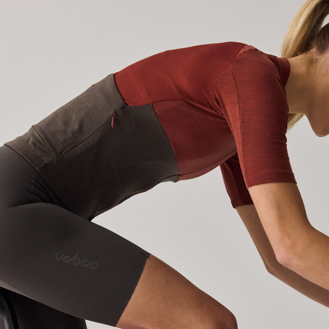 Velocio Women's Merino LUXE Colorblock Jersey - additional product view