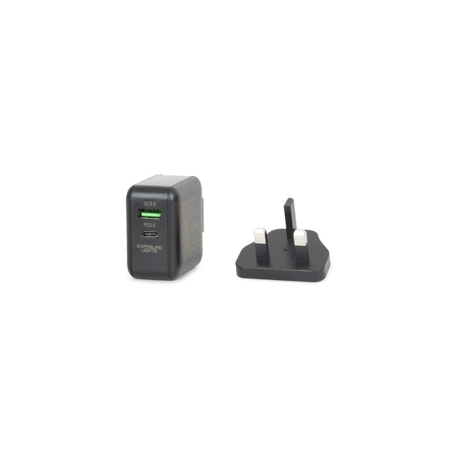 Exposure Charger Block USB-C and USB-A 20W