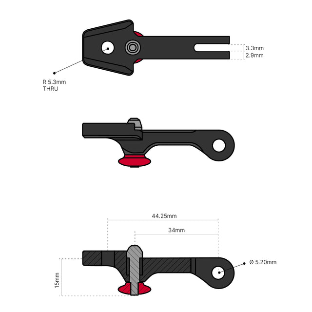 Exposure GoPro Mount to Exposure Cleat Adaptor