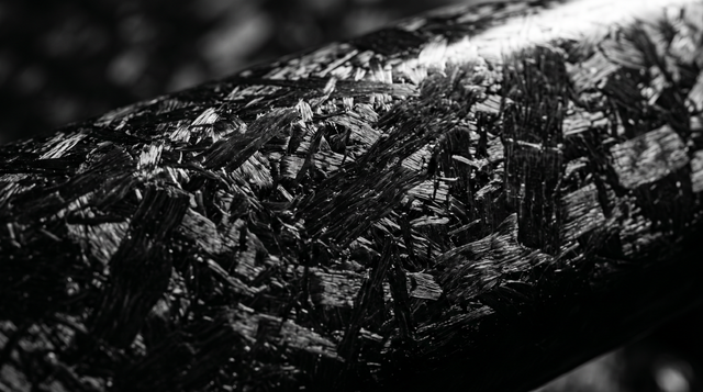 Interlaced T1100 UD carbon close-up