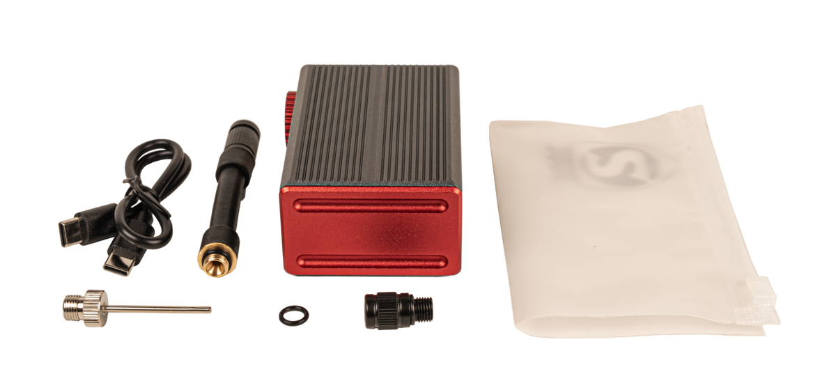 Silca Elettrico Ultimate Inflator with accessories