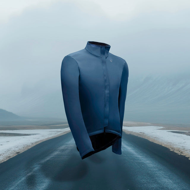 Velocio Men's Alpha Zero Jacket in Deep Ocean
