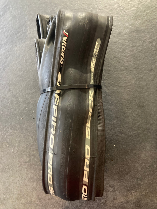 Used Vittoria Zaffiro Pro Tyres (Pair) - 700 x 25c