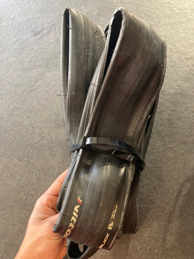 Used Vittoria Zaffiro Pro Slick Tyre - 700 x 25c