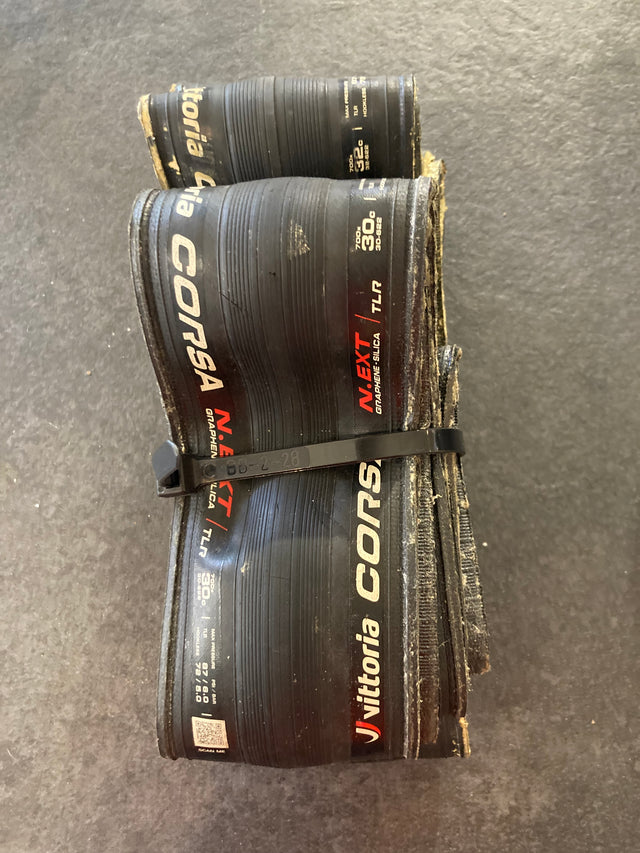 Used Vittoria Corsa Next Tyre (Pair) - 700 x 30c - Tubeless ready