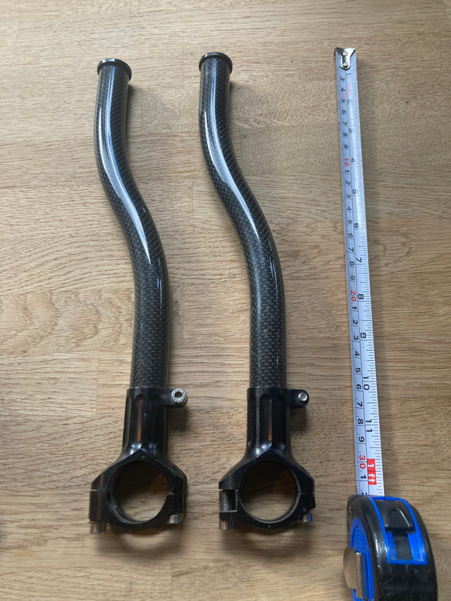 Bolt-on Carbon Aero Tri-Bars - 290mm