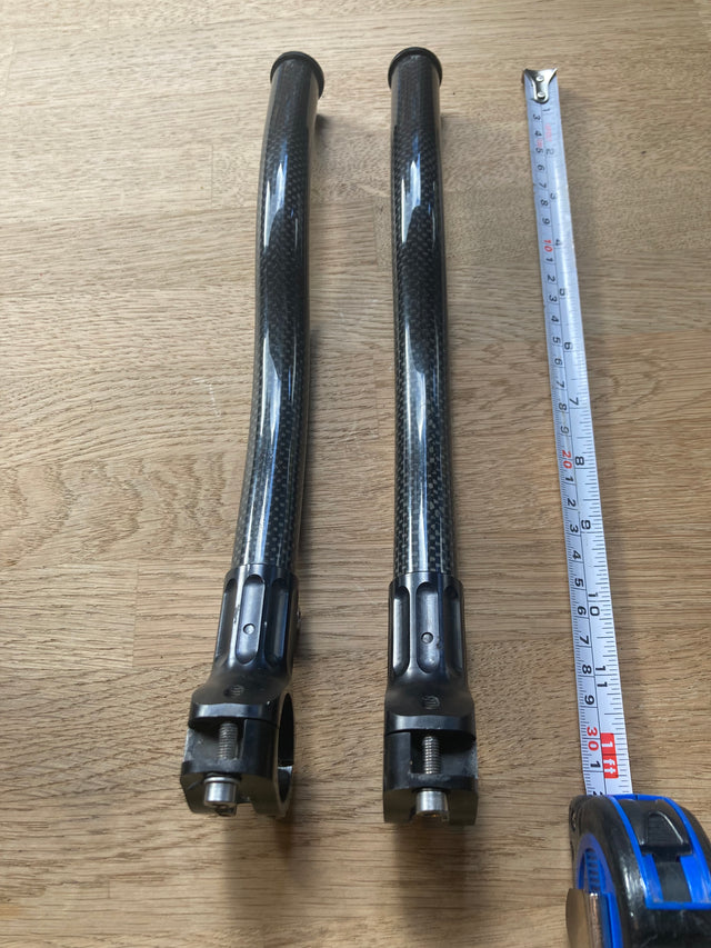 Bolt-on Carbon Aero Tri-Bars - 290mm