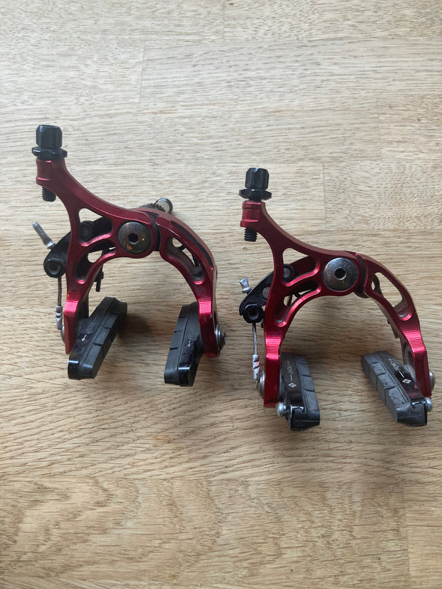 PLANET X Ultra Light Red Alloy Rim Brakeset