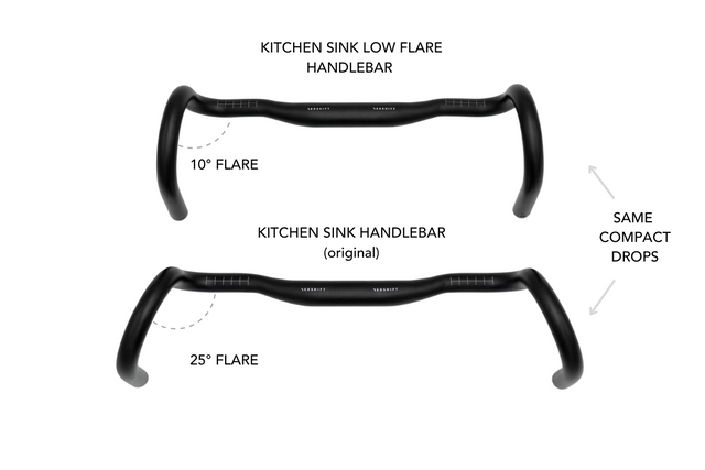Redshift Kitchen Sink Low Flare Gravel Handlebar