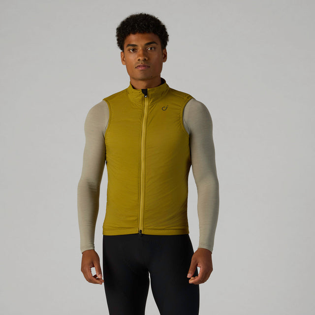 Velocio Men's LUXE Air Vest in Dark Sulphur