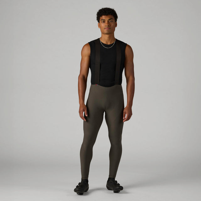 Velocio Men's LUXE Bib Tight in Black Olive