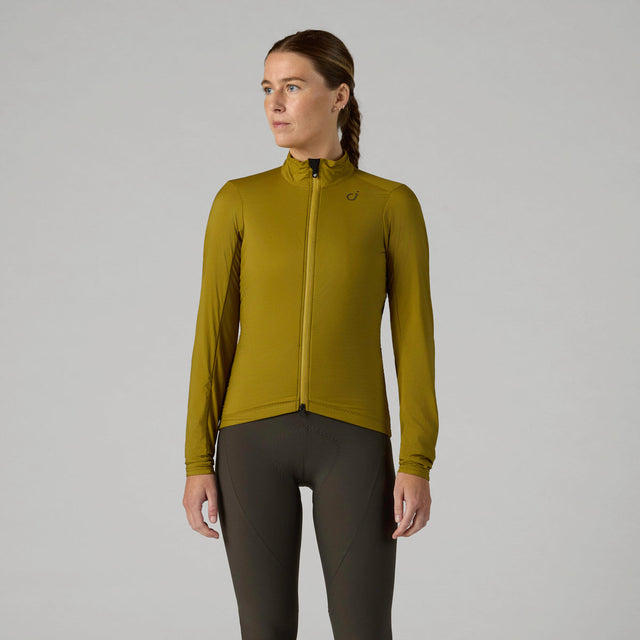 Velocio Women's LUXE Air Jacket in Dark Sulphur