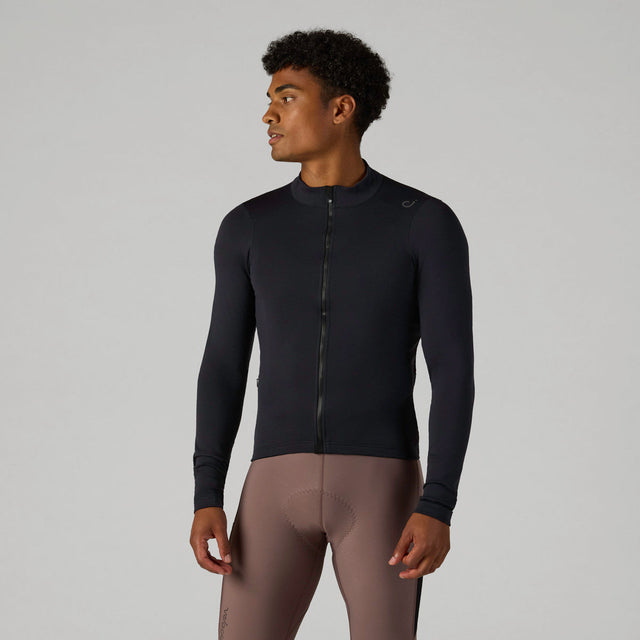 Velocio Men's LUXE Thermal Long Sleeve in Black