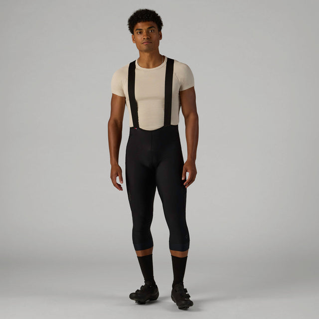 Velocio Men's LUXE Thermal 3/4 Bib Tight in Black