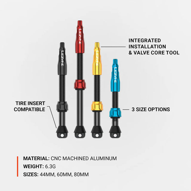 Lezyne CNC TLR Valve Pro Tubeless Valve