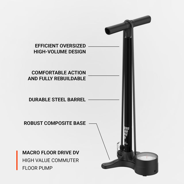 Lezyne Macro HV Floor Drive Floor Pump