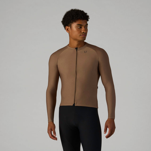 Velocio Men's ONE Long Sleeve in Coffee Quartz