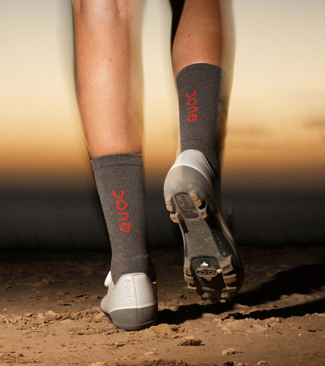 QUOC Signature Merino Sock Graphite