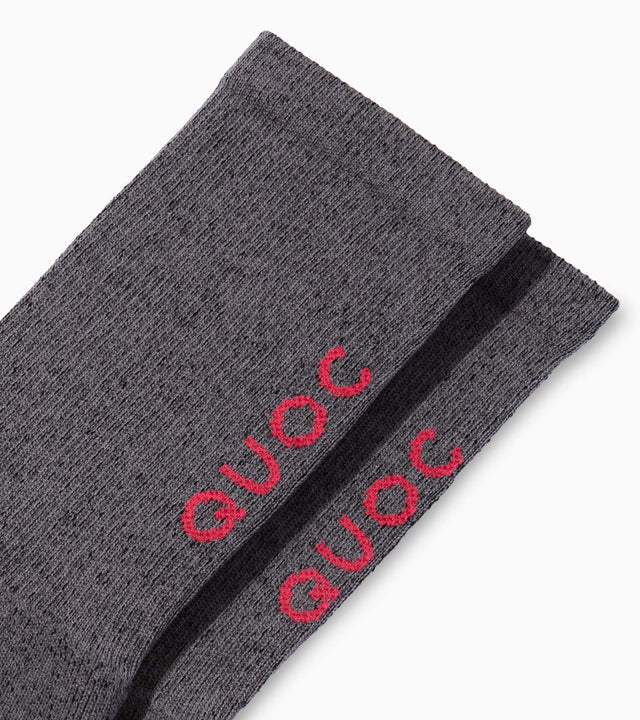 QUOC Signature Merino Sock Graphite