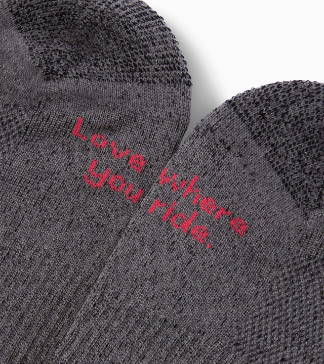 QUOC Signature Merino Sock Graphite