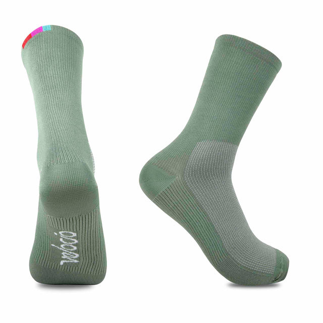 Velocio Signature Eco Sock in Basil