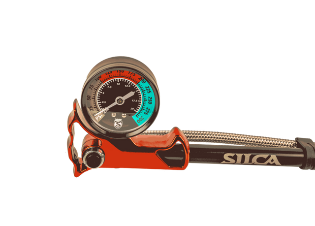 Silca Ultimate Shock Pump rotating gauge