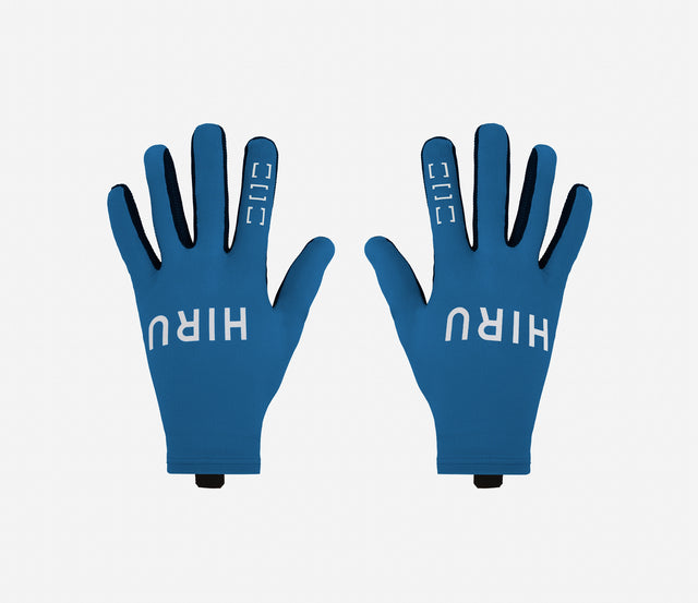Orbea MTB Long Gloves - Blue Oil